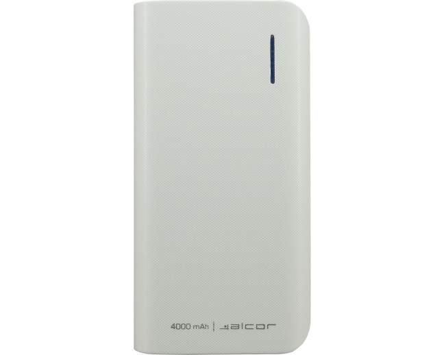The Alcor D4000 is our smallest portable emergency charger with 4000 mAh battery.